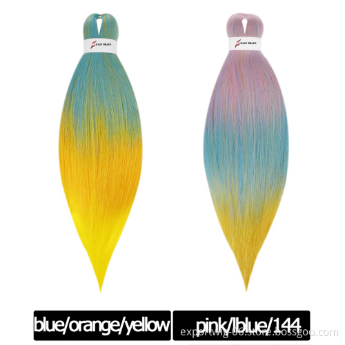 Bulk Pre-strched Braiding Hair Wholesale Braiding Synthetic Hair Extension for Braid Crochet